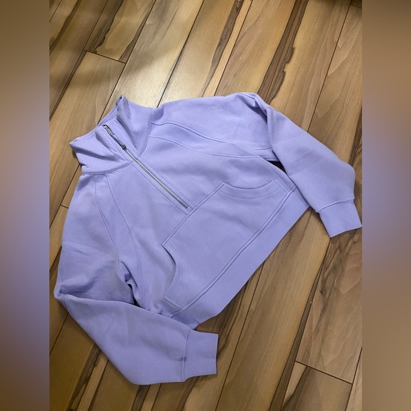 New with Tags - Lululemon - Scuba Oversized Funnel Neck - Lilac Smoke - XS/S - Picture 6 of 7